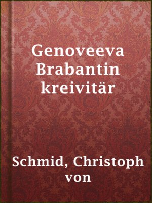 cover image of Genoveeva Brabantin kreivitär